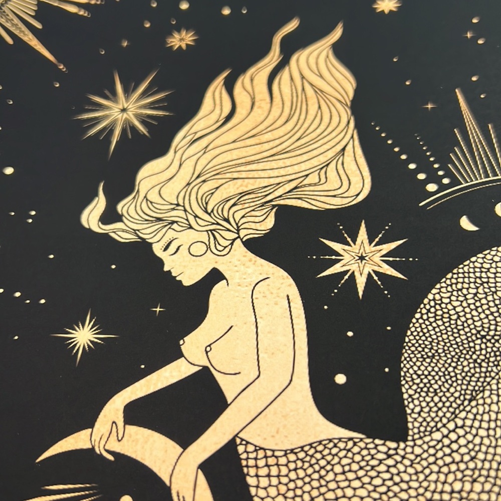 Pisces Wall Art Celestial Zodiac Print Poster Unframed - Picture 13 of 16
